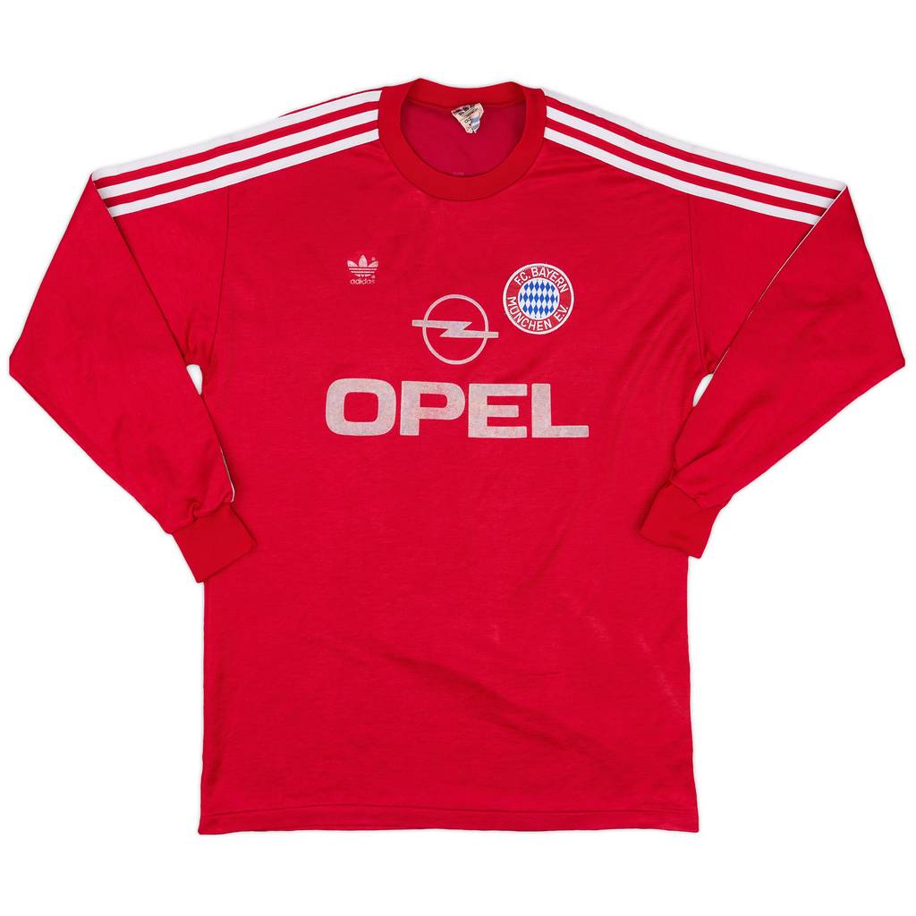 1989-91 Bayern Munich Home L/S Shirt - 5/10 - (L)