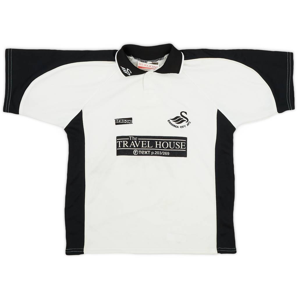 2003-04 Swansea City Home Shirt - 6/10 - (L.Boys)