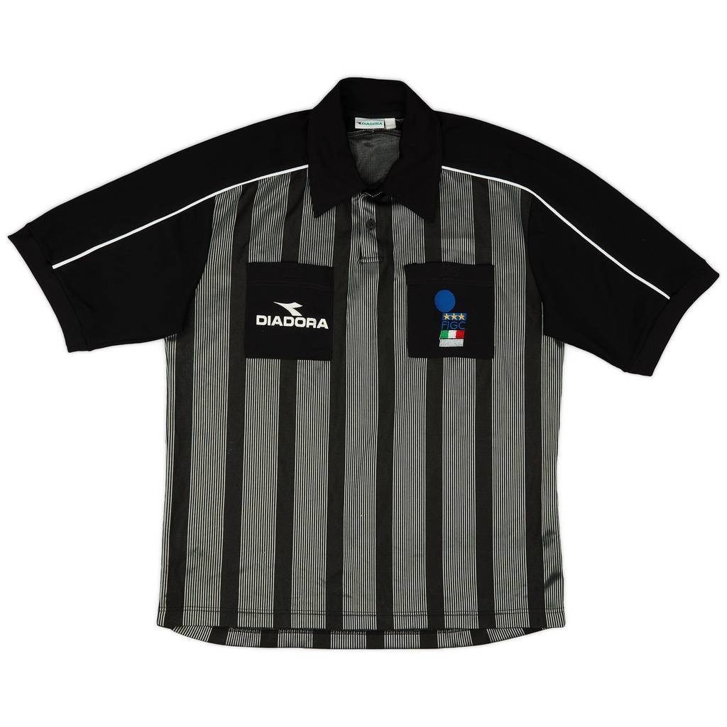 1990s Italy FIGC Diadora Referee Shirt - 7/10 - (L)