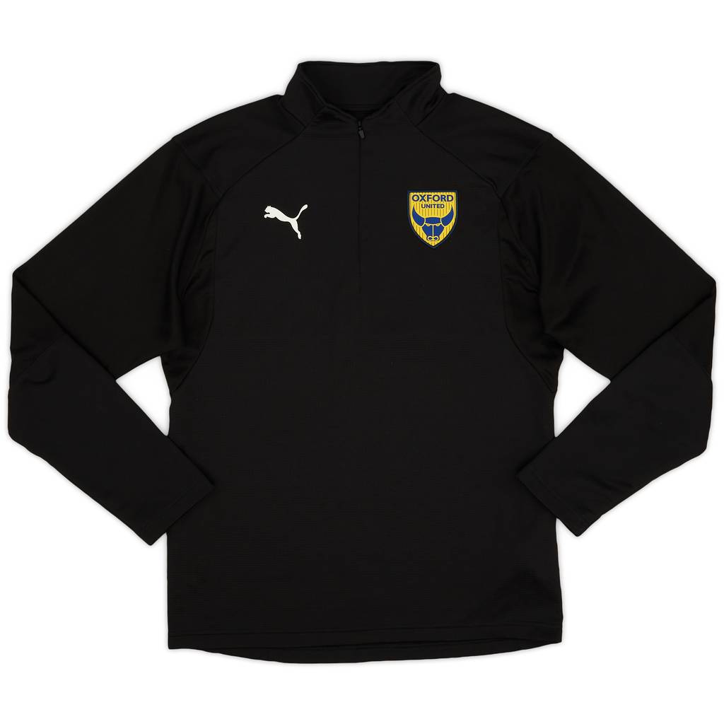 2018-19 Oxford United 1/4 Zip Training Drill Top - 8/10 - (M)