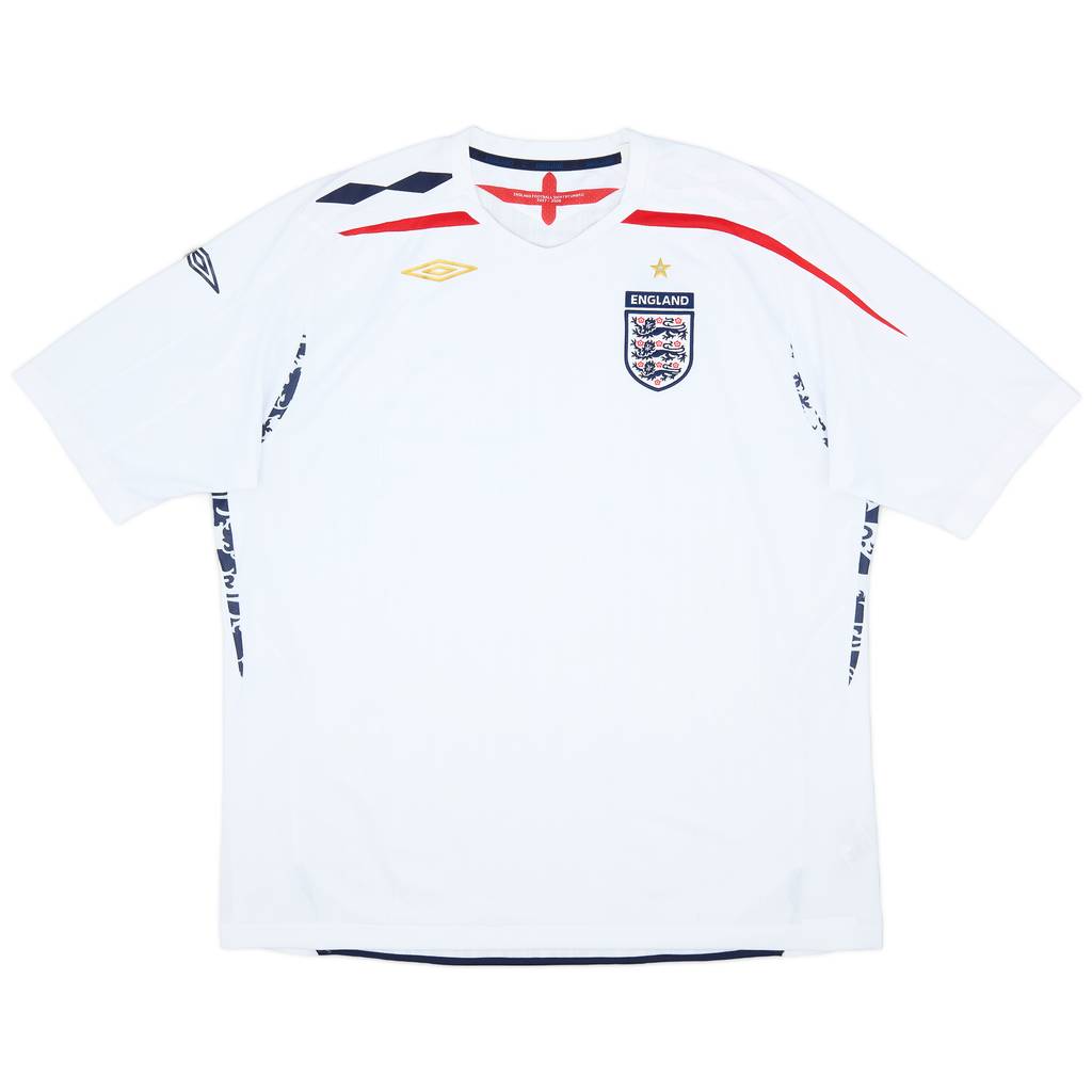 2007-09 England Home Shirt - 10/10 - (3XL)