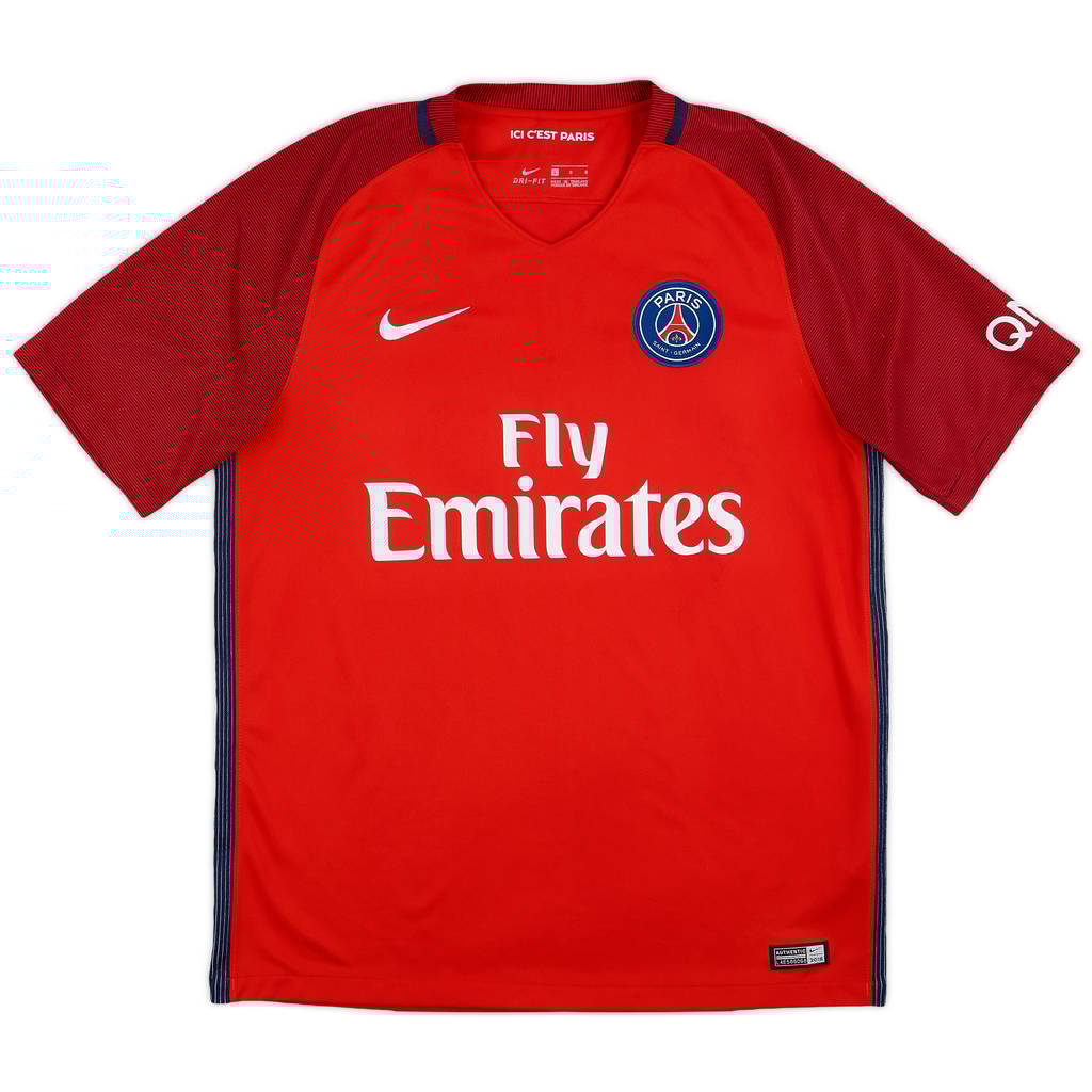 2016-17 Paris Saint-Germain Away Shirt - 9/10 - (L)