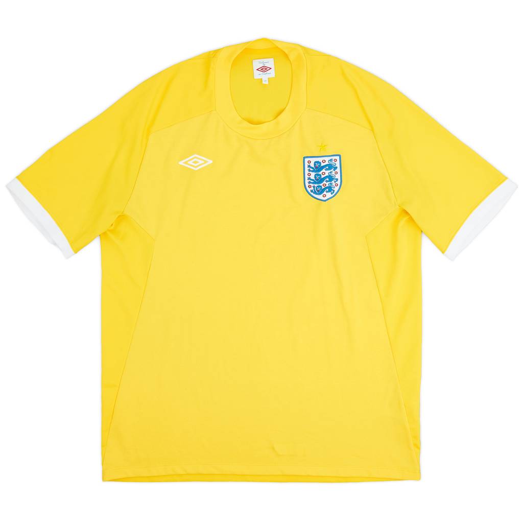 2010-11 England GK S/S Shirt - 8/10 - (XL)