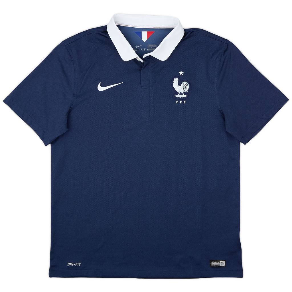 2014-15 France Home Shirt - 9/10 - (L)