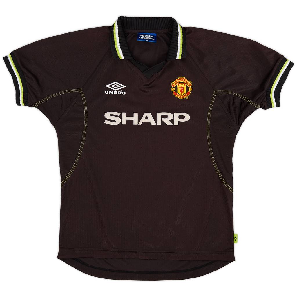 1998-99 Manchester United Third Shirt - 8/10 - (L.Boys)