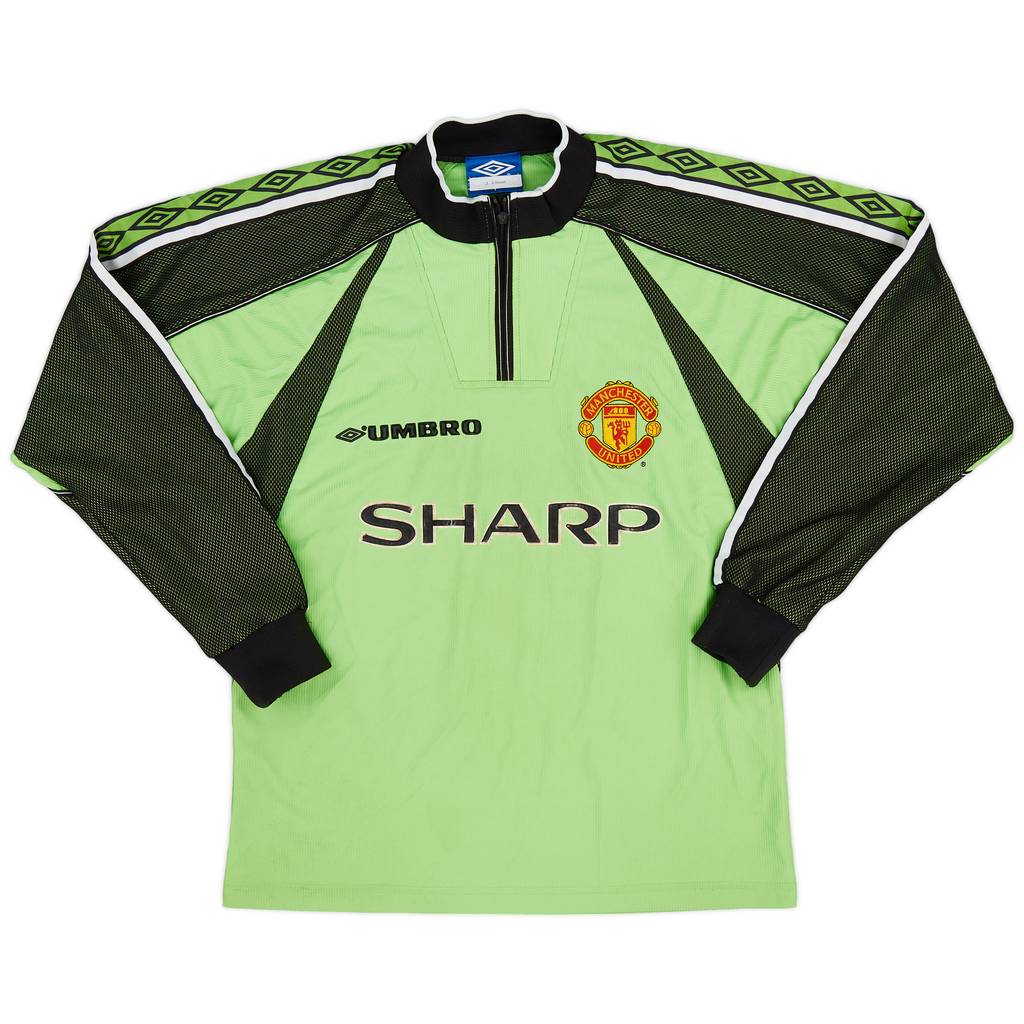 1998-99 Manchester United GK Shirt - 7/10 - (Y)
