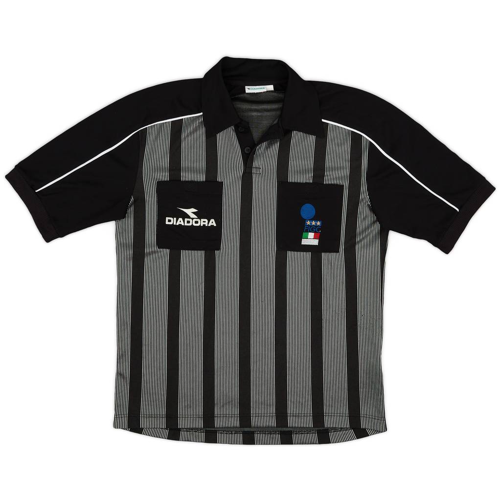 1999-00 Italy FIGC Diadora Referee Shirt - 8/10 - (L)
