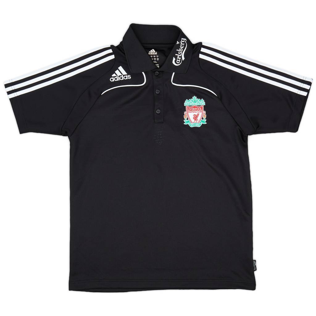 2008-09 Liverpool adidas Polo Shirt - 8/10 - (S)