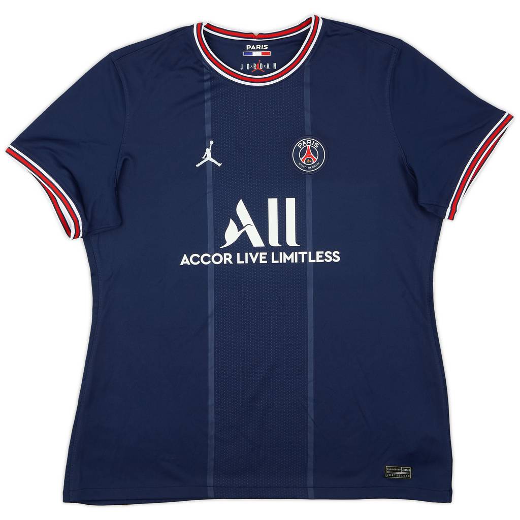 2020-21 Paris Saint-Germain Home Shirt - 9/10 - (Women's XL)