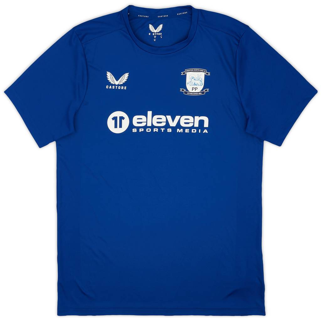 2023-24 Preston North End Castore Training Shirt - 8/10 - (M)