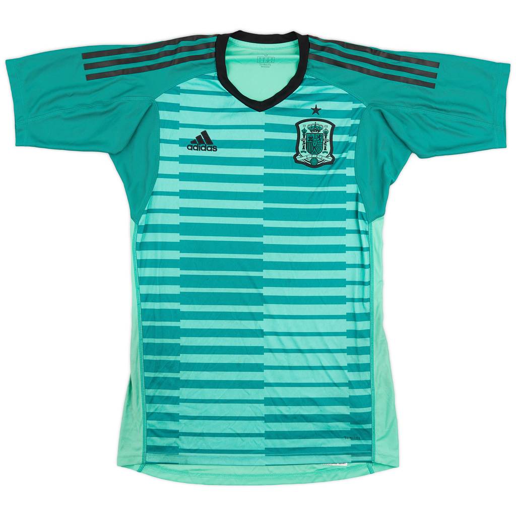 2018-19 Spain S/S GK Shirt - 5/10 - (S)
