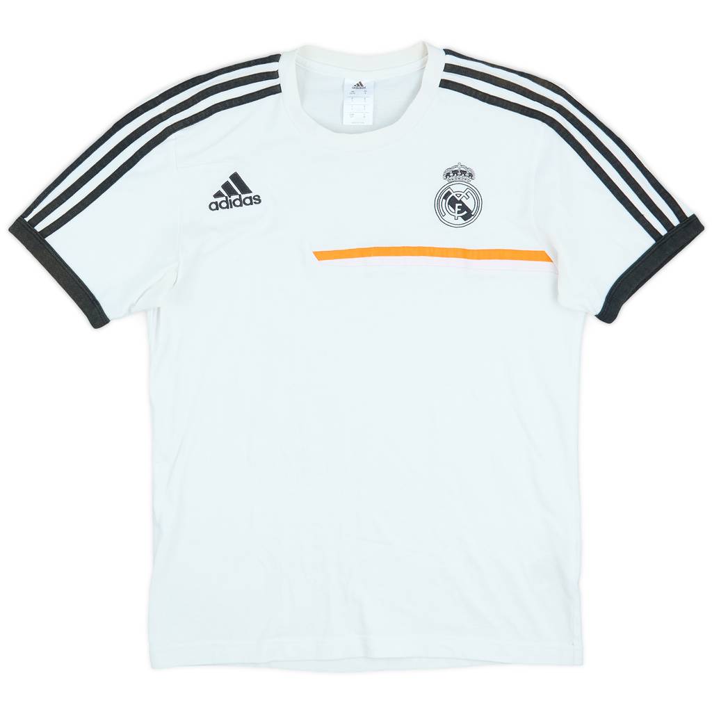 2013-14 Real Madrid adidas Cotton Tee - 8/10 - (S)
