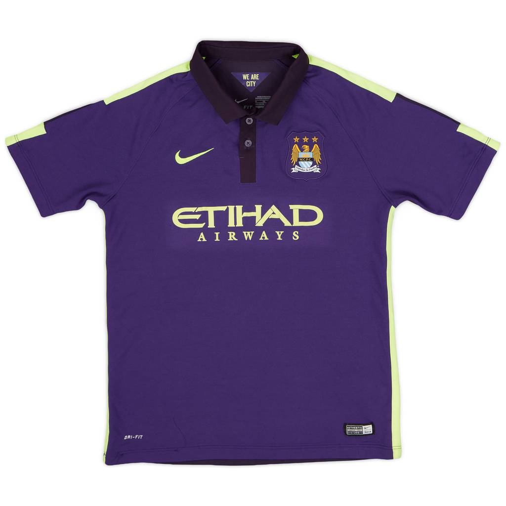 2014-15 Manchester City Third Shirt - 8/10 - (L.Boys)