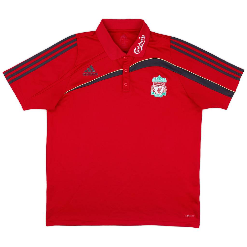 2009-10 Liverpool adidas Polo Shirt - 9/10 - (XL)