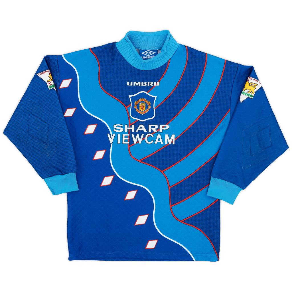 1994-97 Manchester United GK Third Shirt - 8/10 - (L.Boys)