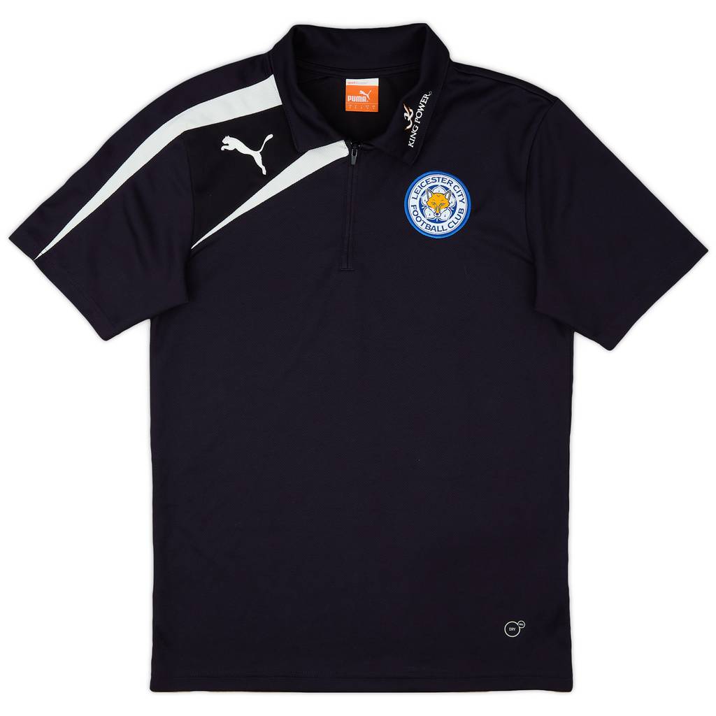 2012-13 Leicester Puma 1/4 Zip Polo Shirt - 8/10 - (S)