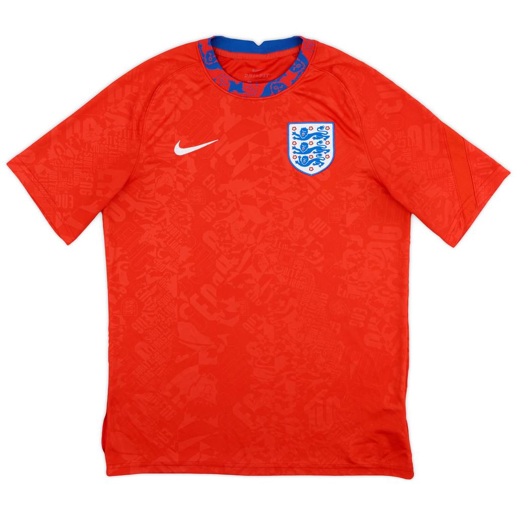 2020-21 England Nike Training Shirt - 9/10 - (M)