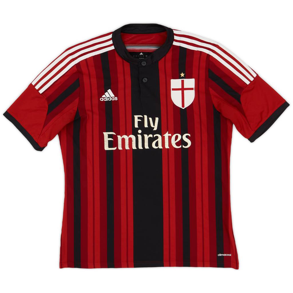 2014-15 AC Milan Home Shirt - 6/10 - (L)