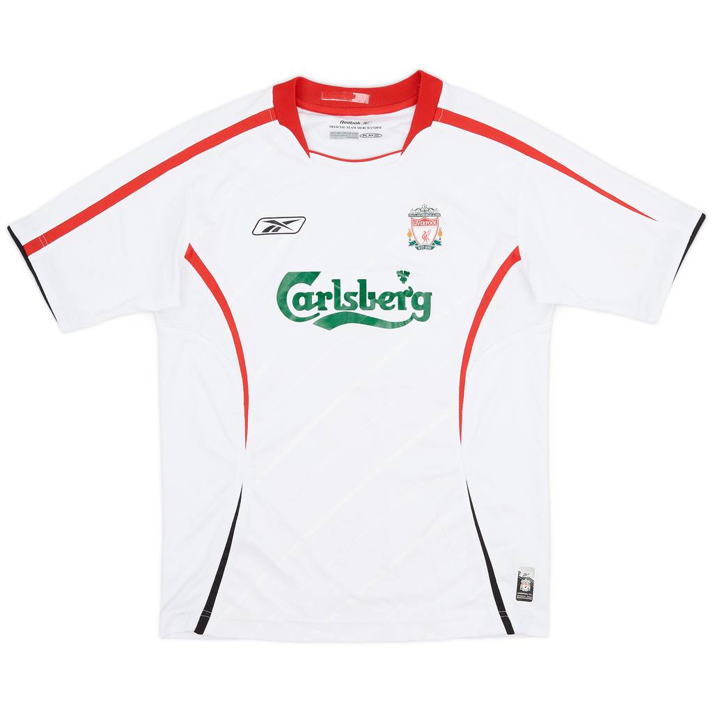 2005-06 Liverpool Away Shirt - 6/10 - (L.Boys)