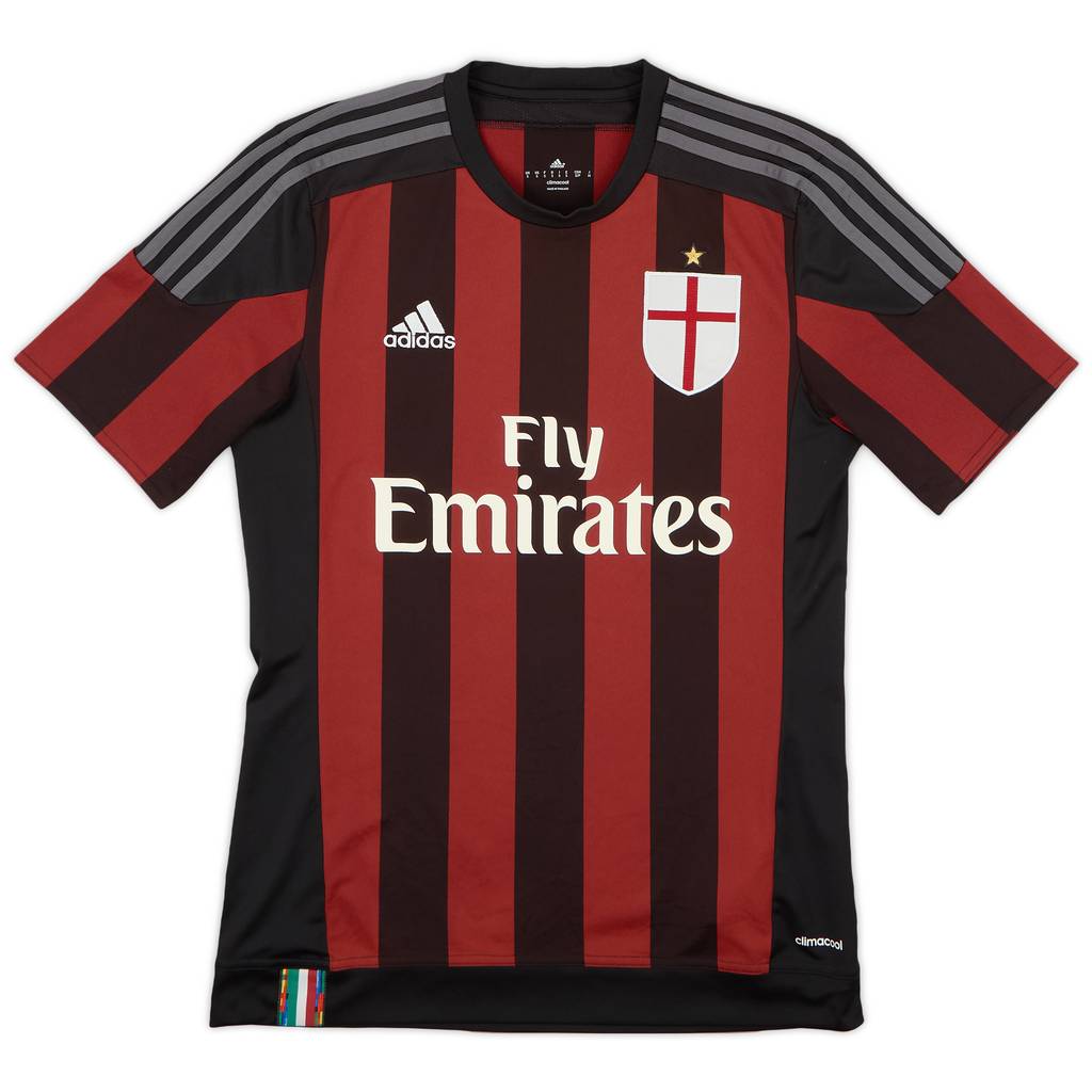 2015-16 AC Milan Home Shirt - 8/10 - (S)