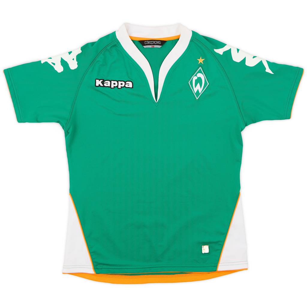 2007-08 Werder Bremen Home Shirt - 9/10 - (XL.Boys)
