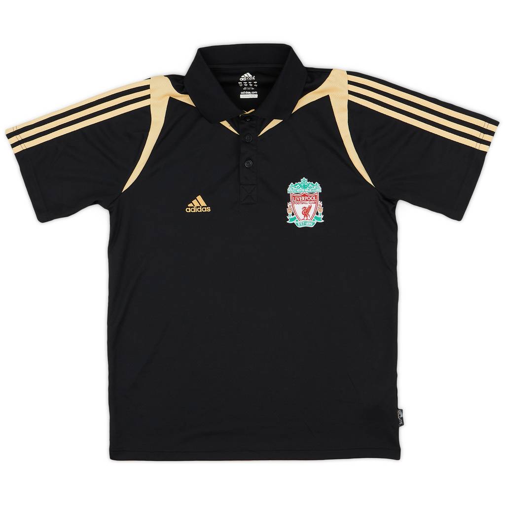 2008-09 Liverpool adidas Polo Shirt - 9/10 - (S)