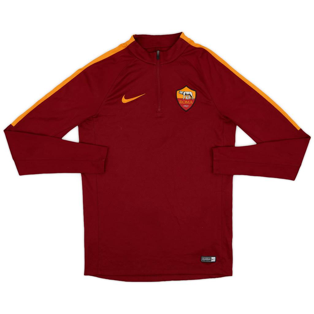 2017-18 Roma Nike 1/4 Zip Training Top - 8/10 - (S)