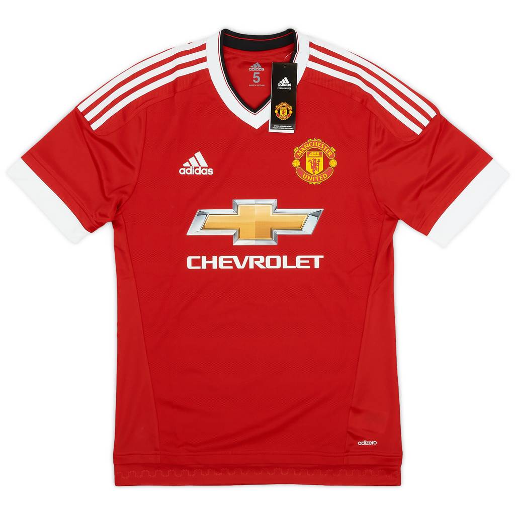 2015-16 Manchester United Player Issue Home Shirt (S/M)
