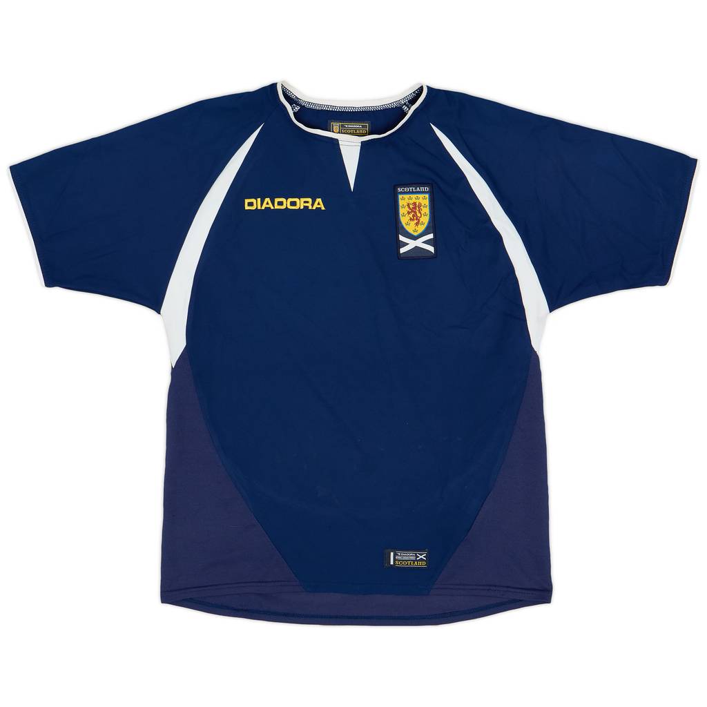 2003-05 Scotland Home Shirt - 6/10 - (L.Boys)