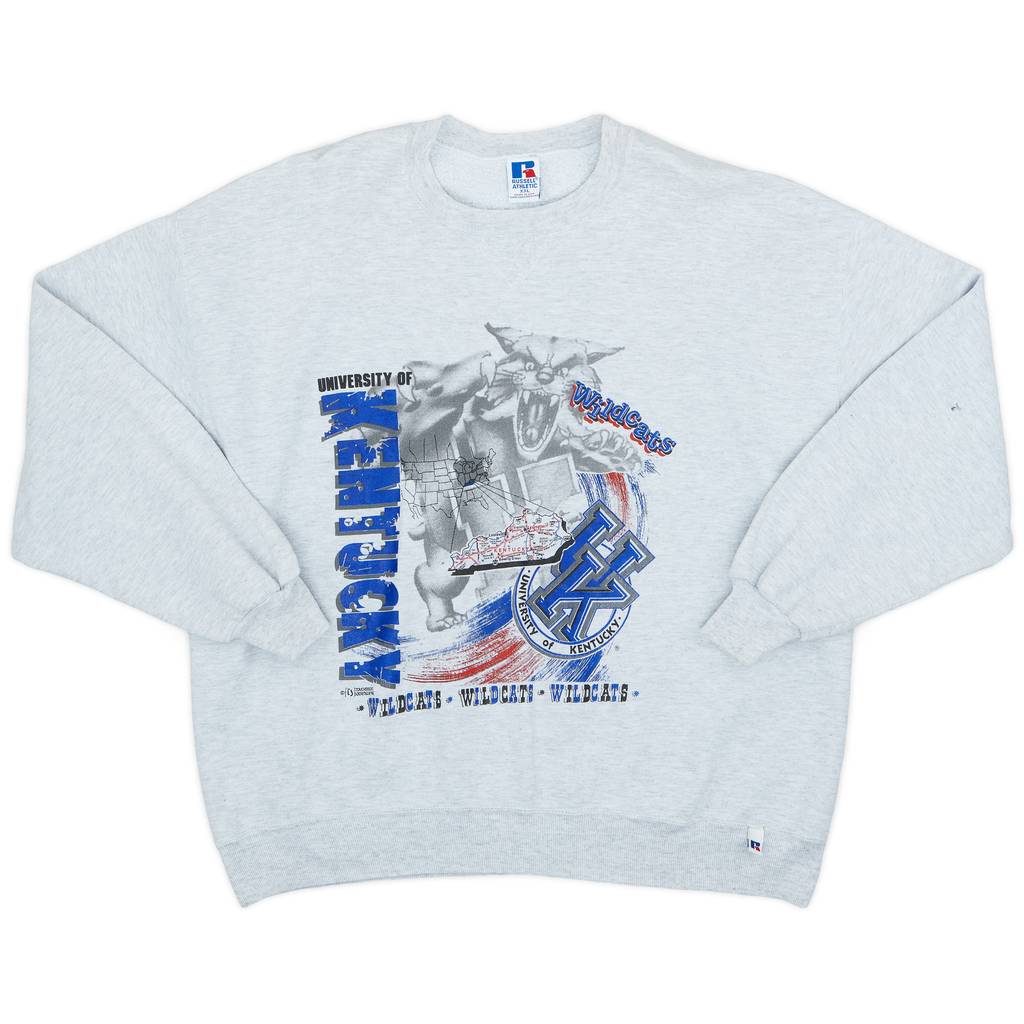 1990s Kentucky Wildcats Russell Athletic Sweat Top - 8/10 - (XXL)