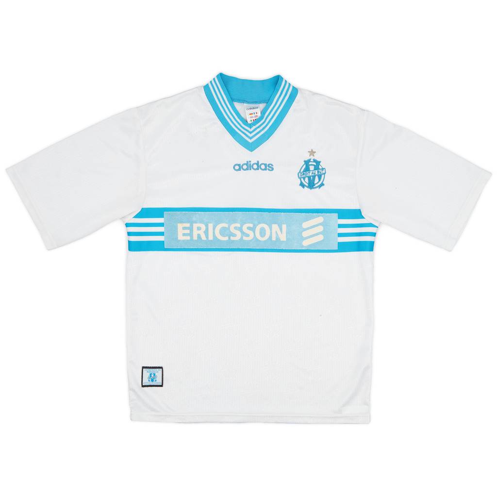 1997-98 Olympique Marseille Home Shirt - 6/10 - (M)