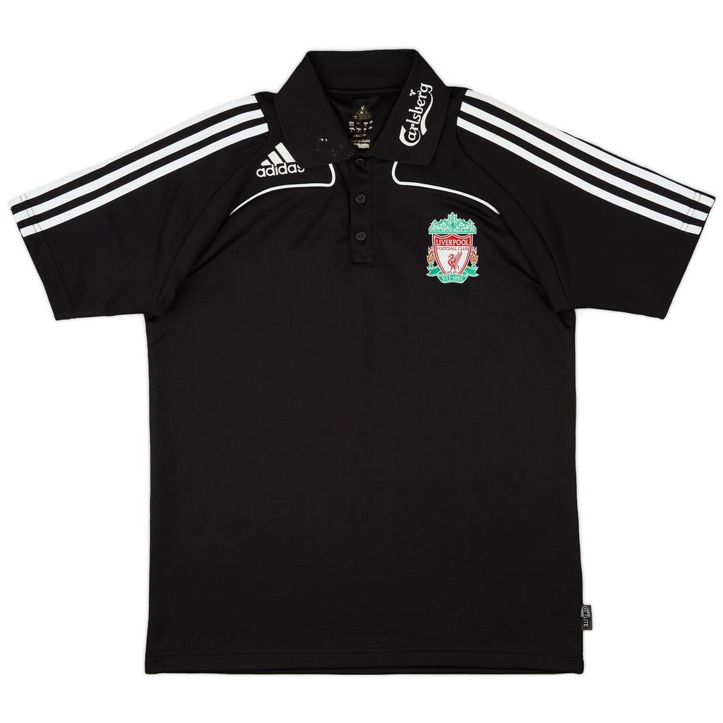 2008-09 Liverpool adidas Polo Shirt - 7/10 - (M)