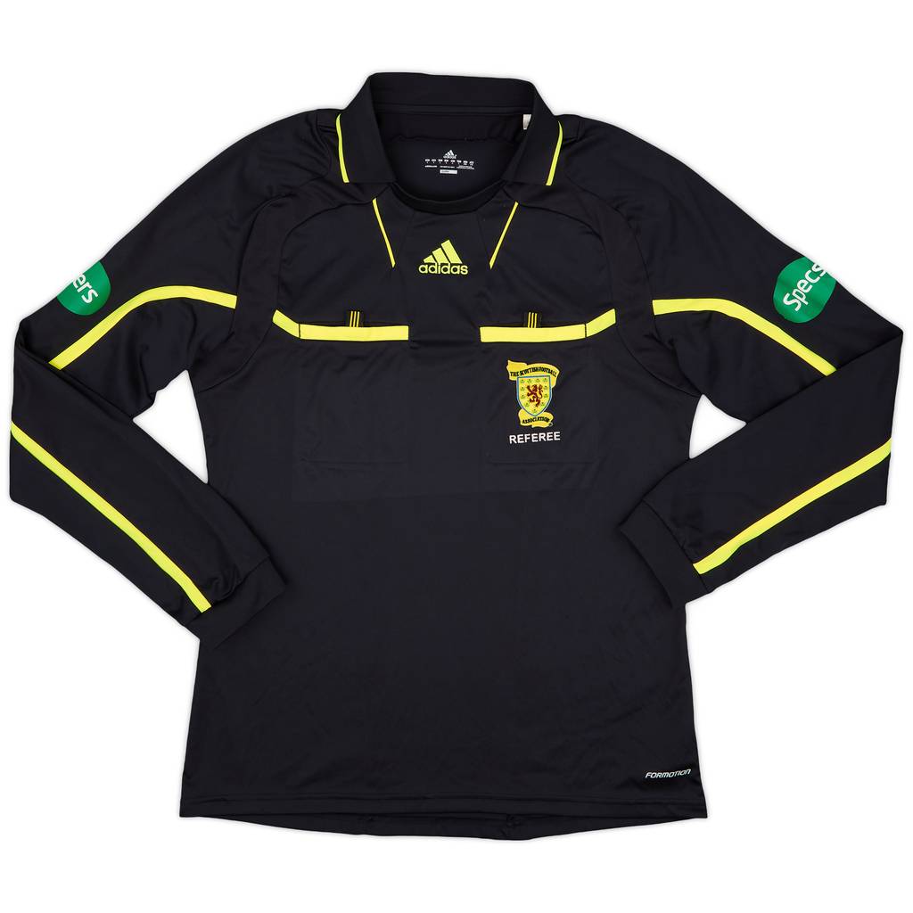 2010-11 Scotland adidas Referee L/S Shirt - 9/10 - (L)
