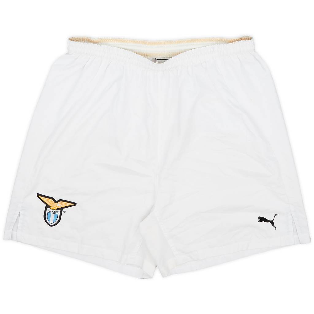 2009-10 Lazio Home Shorts - 9/10 - (L)