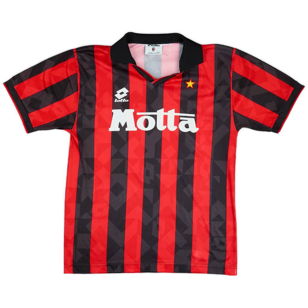 1995-96 AC Milan Home Shirt - 6/10 - (L)