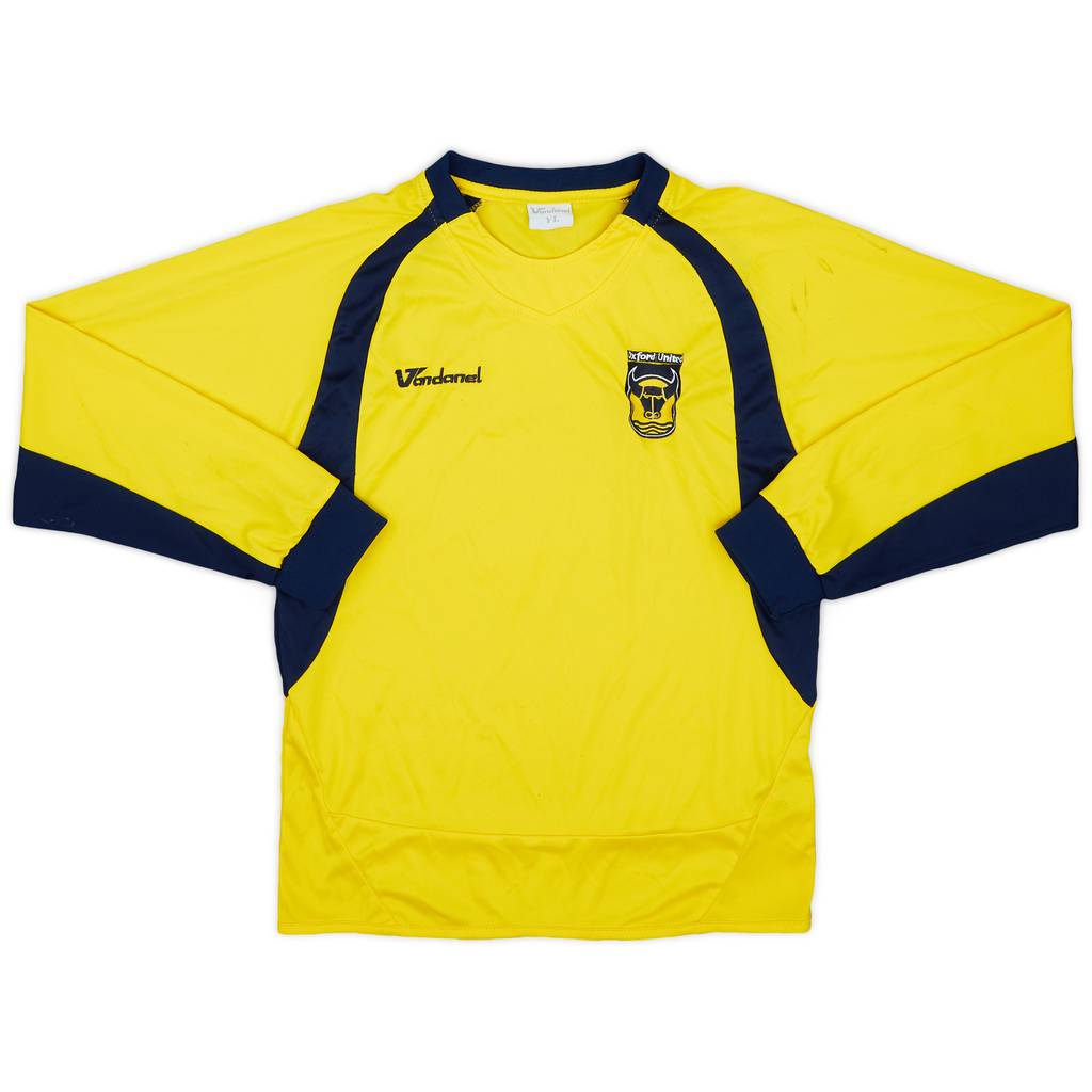 2000s Oxford United Youth Home L/S Shirt #17 - 8/10 - (L.Boys)