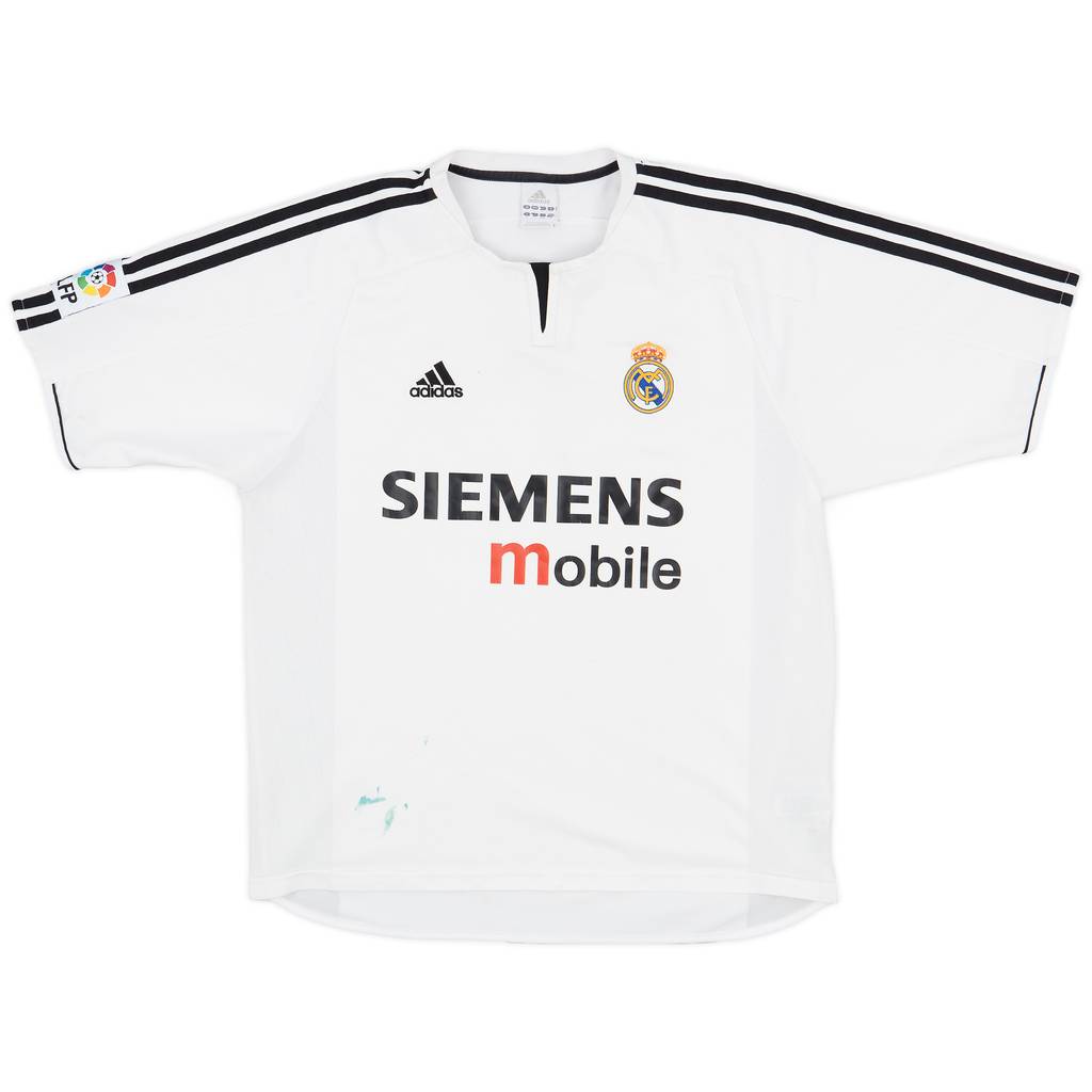 2003-04 Real Madrid Home Shirt - 4/10 - (L)