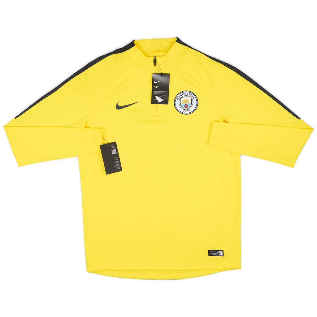 2017-18 Manchester City Nike 1/4 Zip Training Top (M)