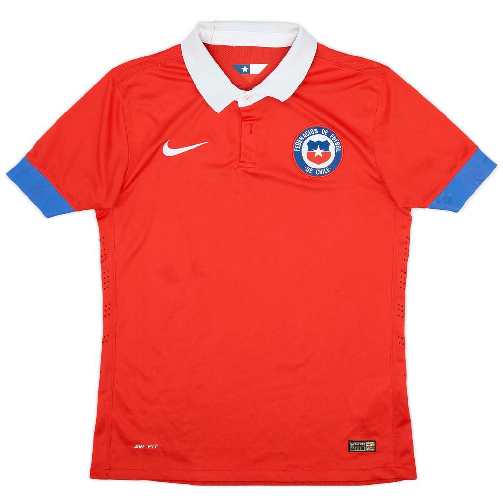 2015-16 Chile Authentic Home Shirt - 6/10 - (M)