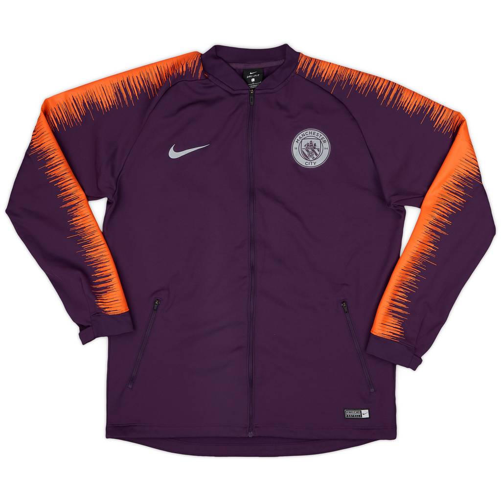 2018-19 Manchester City Nike Track Jacket - 8/10 - (L)
