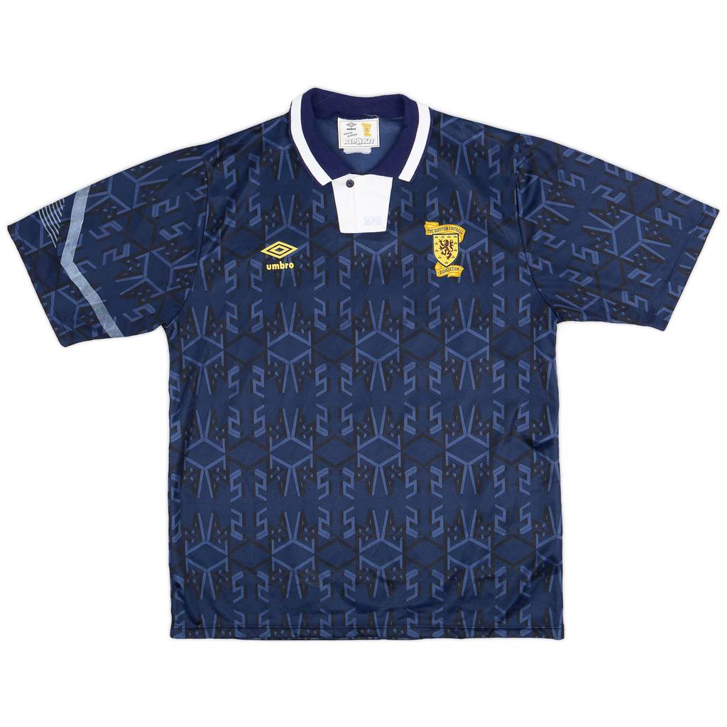 1991-94 Scotland Home Shirt - 8/10 - (XL)