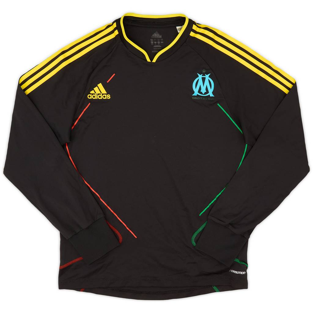 2010-11 Olympique Marseille adidas Formotion Training L/S Shirt - 6/10 - (M)