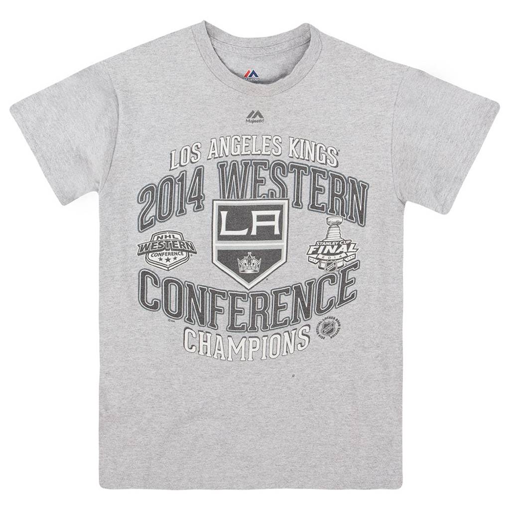 2014 LA Kings Western Conference Champions Majestic Tee S