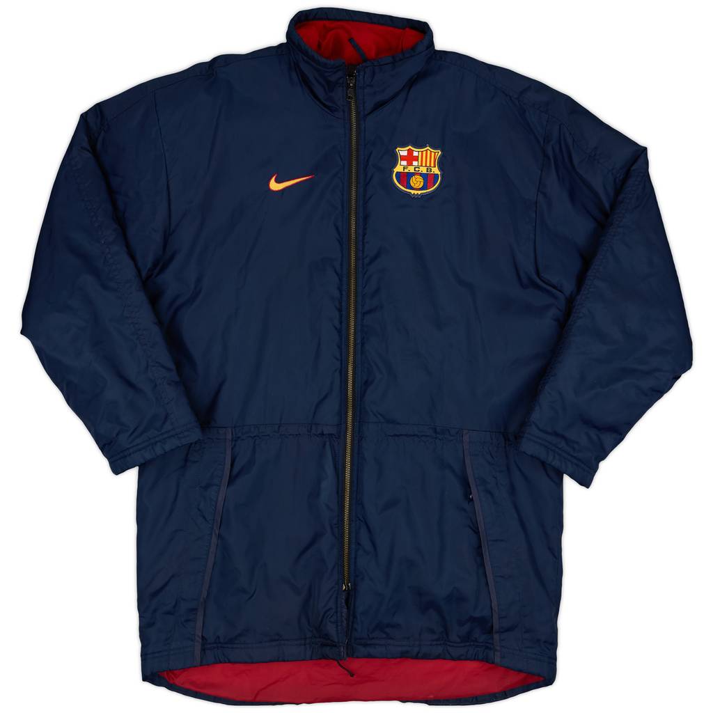 1998-99 Barcelona Nike Padded Bench Coat - 5/10 - (S)