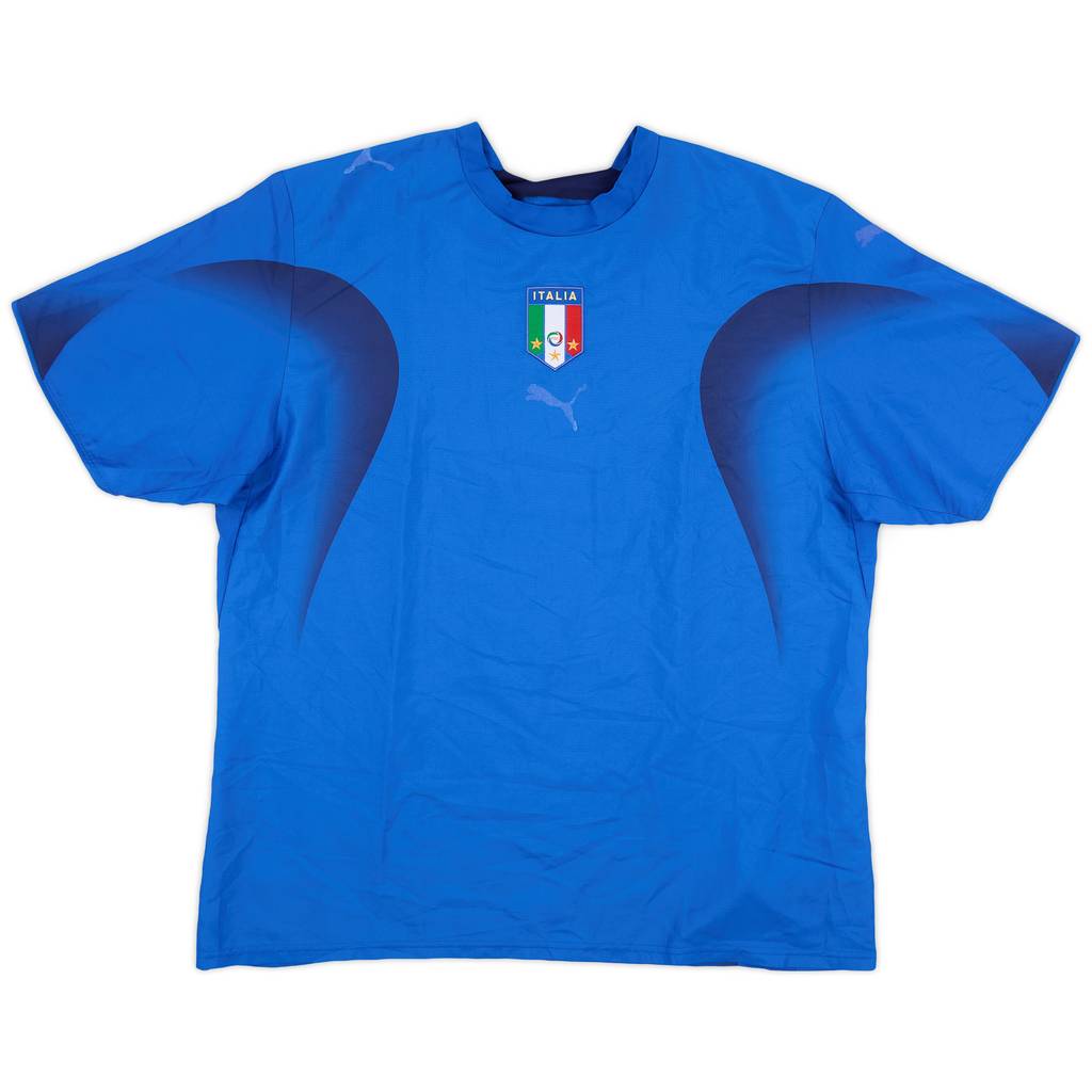 2006 Italy Basic Home Shirt - 4/10 - (XXL)