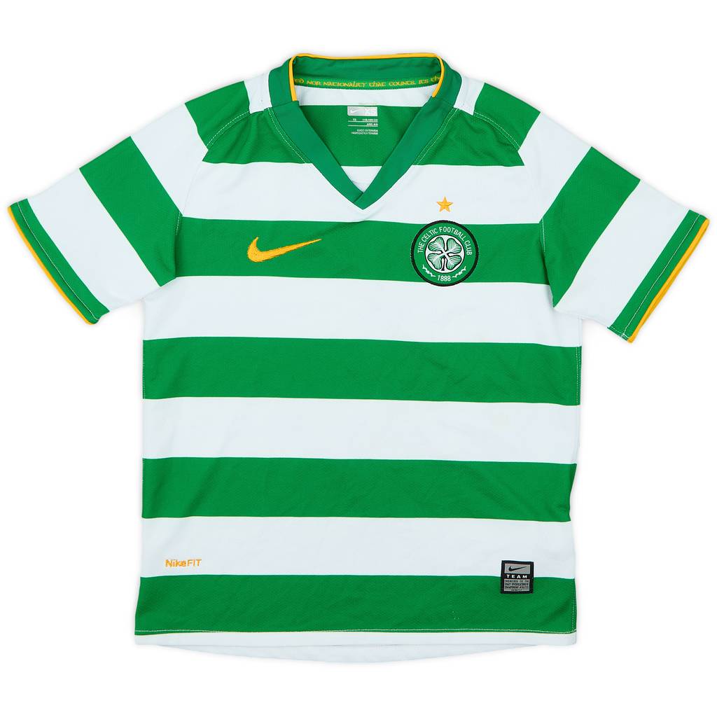 2008-10 Celtic Home Shirt - 7/10 - (XS.Boys)