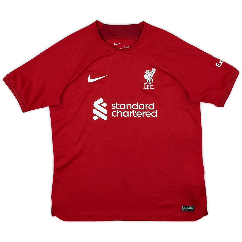 2022-23 Liverpool Home Shirt - 7/10 - (XL.Boys)