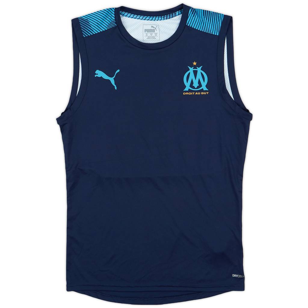 2018-19 Olympique Marseille Puma Training Vest - 8/10 - (XS)