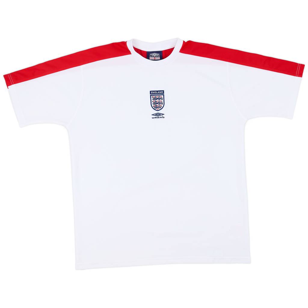 2002-03 England Umbro Training Shirt - 8/10 - (XL)
