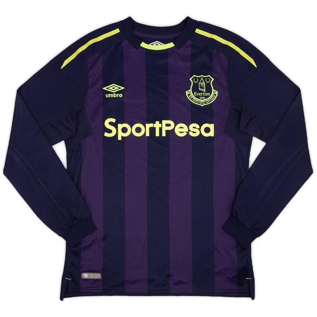 2017-18 Everton Third L/S Shirt - 8/10 - (S)